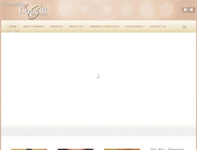 Tablet Screenshot of capellisalonspa.com